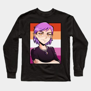 Amity Blight lesbian flag Long Sleeve T-Shirt